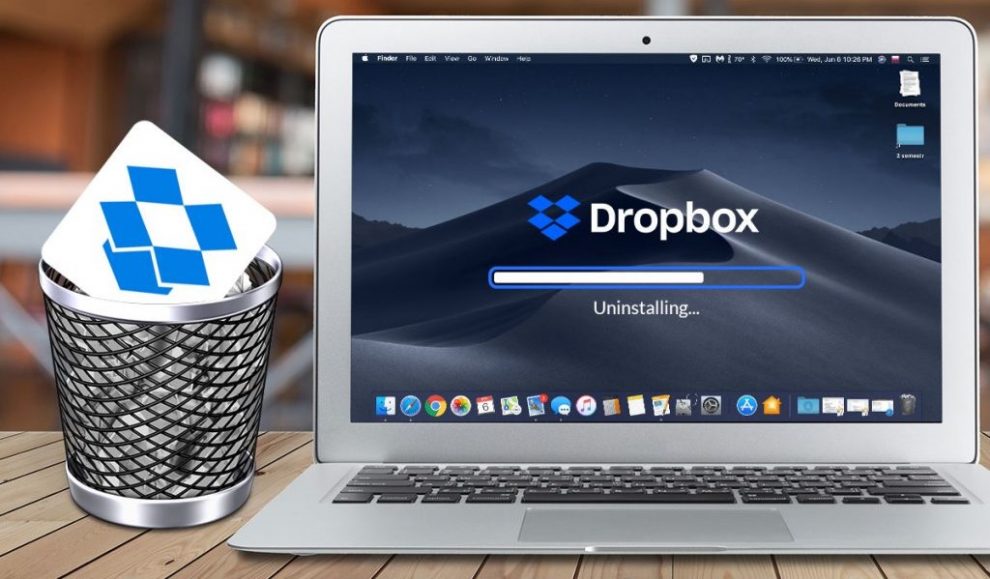 how to download from dropbox to external hard drive mac