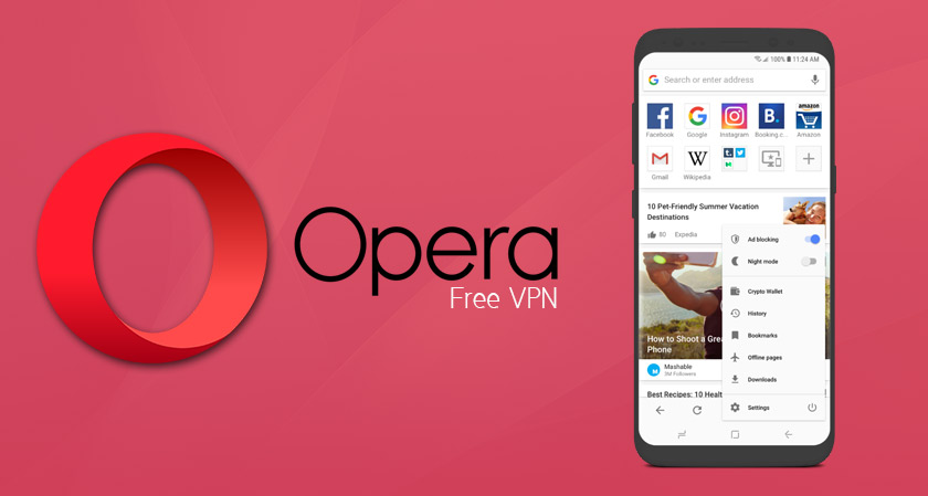 opera browser with vpn for windows 10 download
