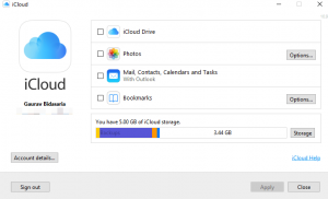 how to download icloud windows 10