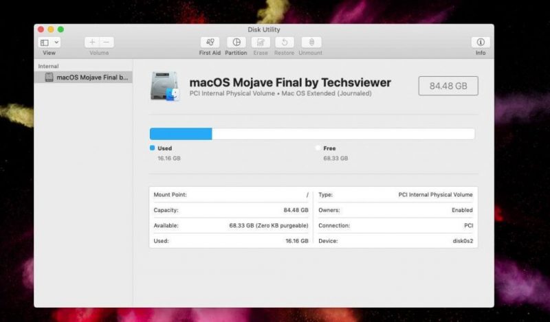 Disk Utility On Mac