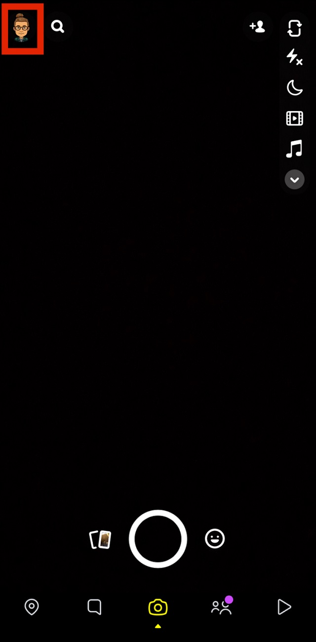 Snapchat Dark Mode