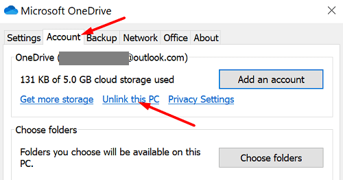 Log in To OneDrive
