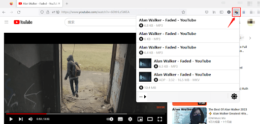 Using YouTube MP4 Downloader Firefox Extension