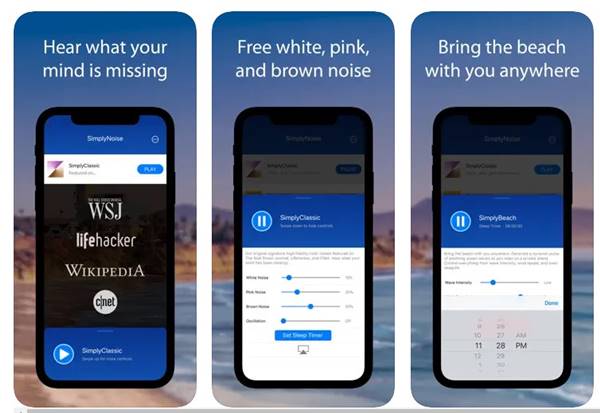 White Noise Apps for iPhone 