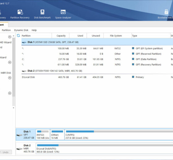 MiniTool Partition Wizard 12.7